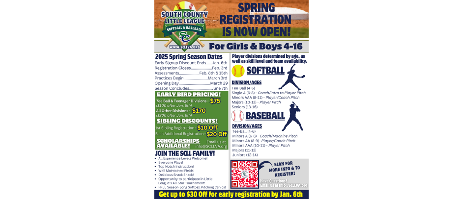 Spring 2025 Registration